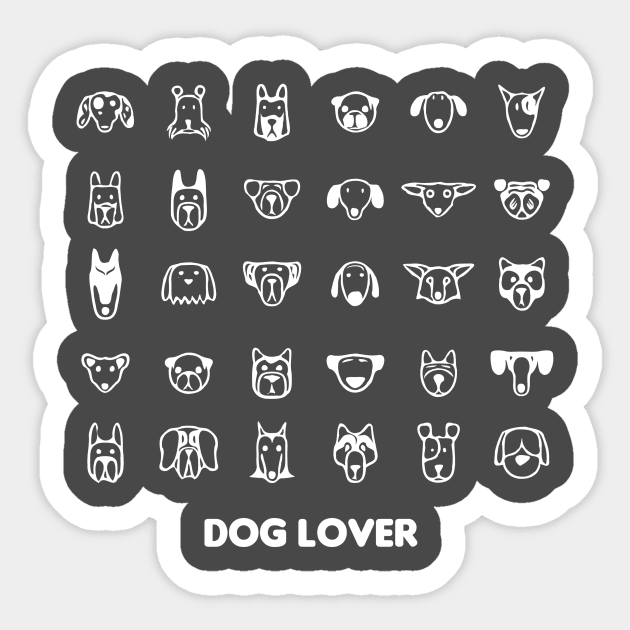 DOG LOVER Sticker by My Dog Is Cutest